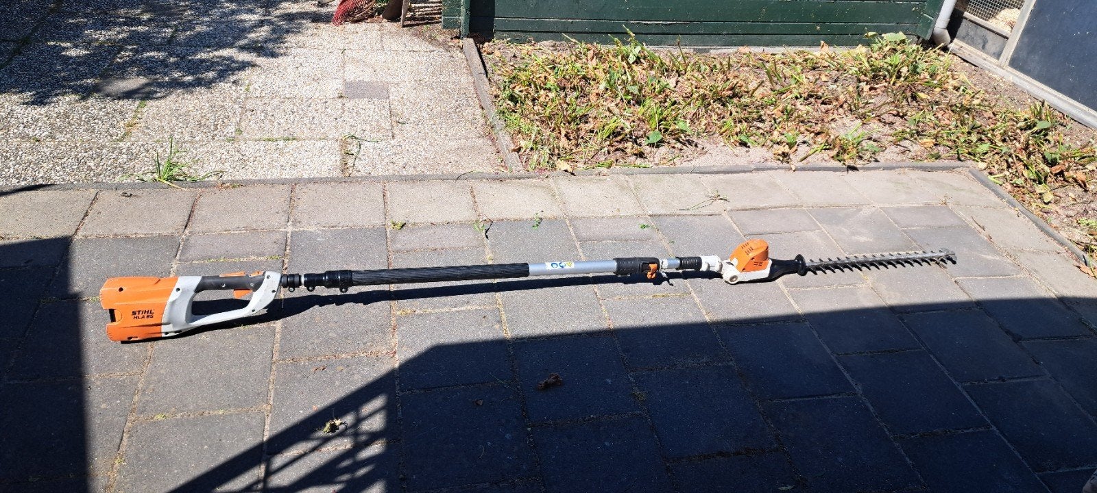 Stihl HLA 85 telescoop heggenschaar te koop, Ophalen, Gebruikt, Accu, Stihl
