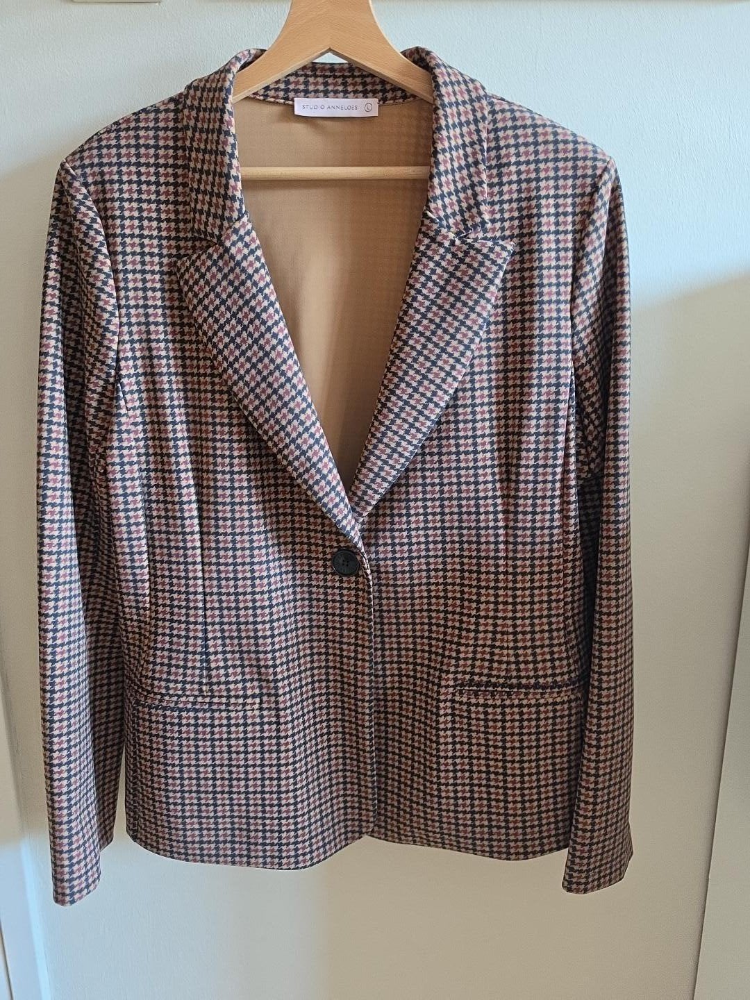 Studio Anneloes Blazer Maat L - Pied-de-poule  print, Studio Anneloes, Meerkleurig, Maat 42/44 (L), Ophalen of Verzenden