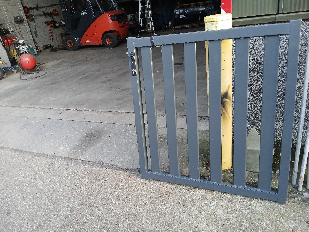Design poort aluminium, Tuin en Terras, Tuinpoorten, Ophalen, 100 tot 150 cm, 100 tot 150 cm, Draaipoort