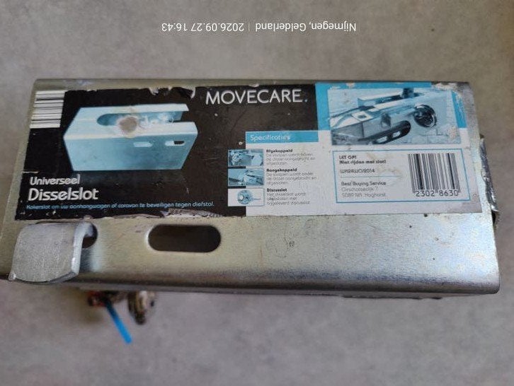 Disselslot Universeel - Movecare, Ophalen, Gebruikt