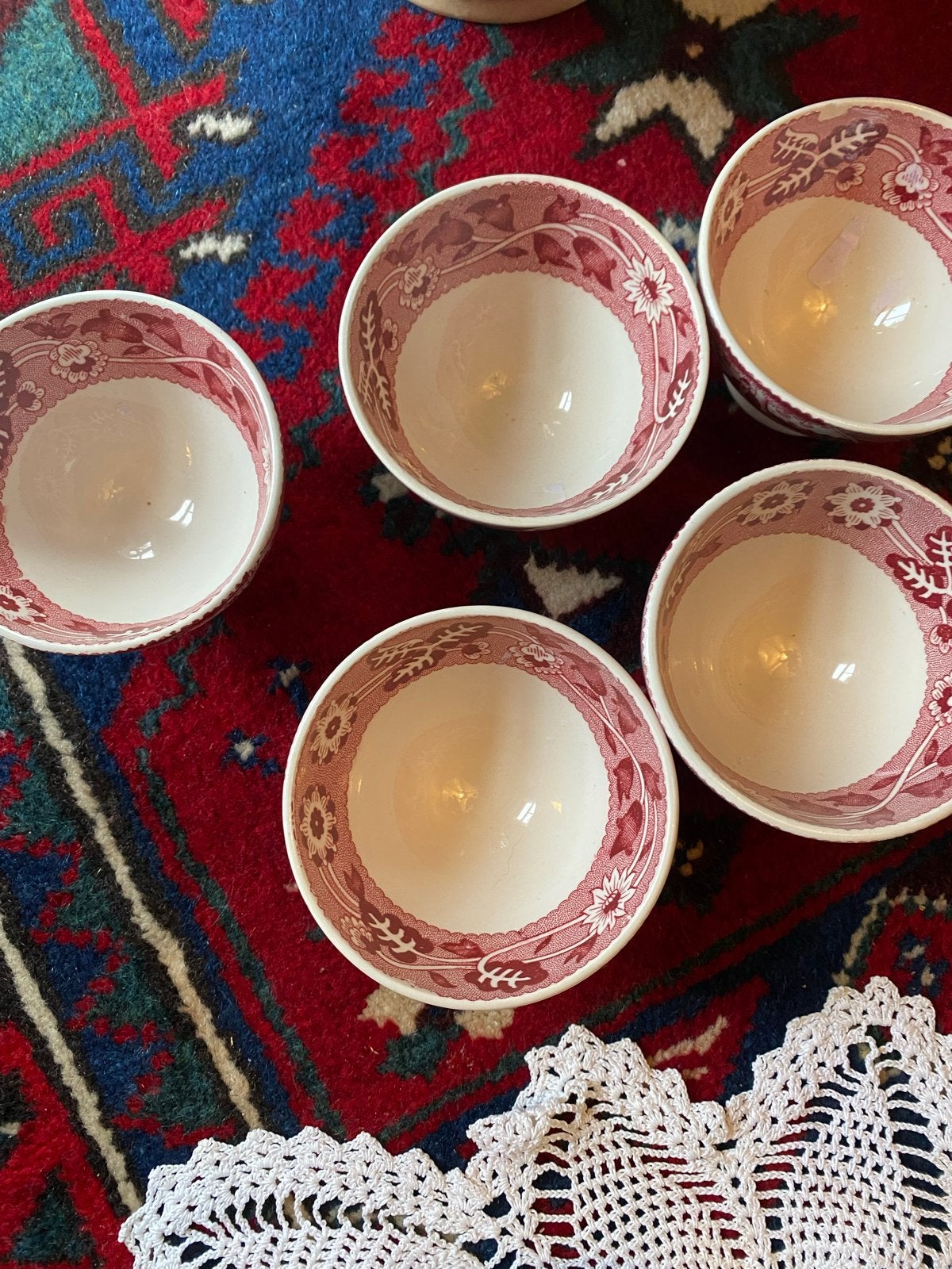Set van 5 tea drinker Petrus Regout Maastricht, Ophalen of Verzenden