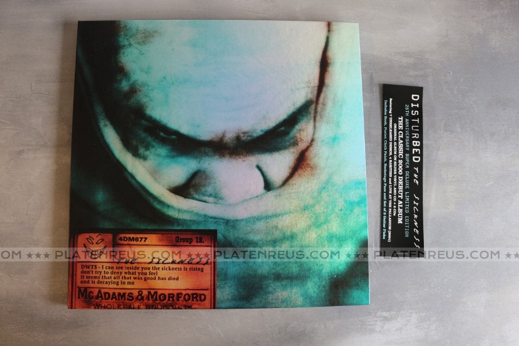 LP Disturbed – The Sickness XXV 2025 Nu Metal 3250, LP, Metal, Gebruikt, Ophalen of Verzenden