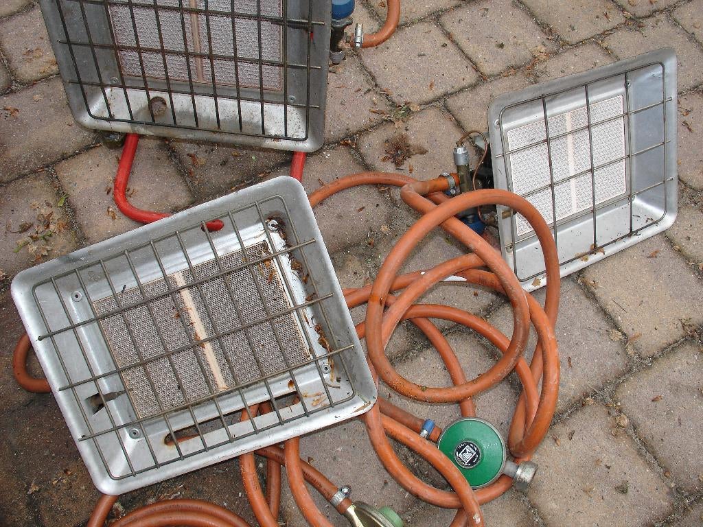 gasheater, Tuin en Terras, Ophalen, Zo goed als nieuw, Gas, Plafond