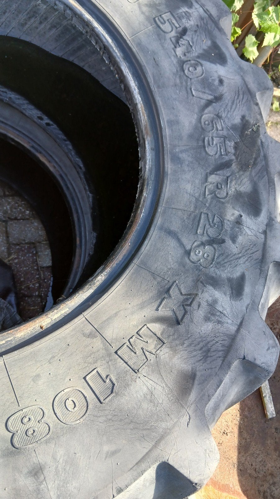 Gebruikte banden Michelin, Ophalen, Gebruikt