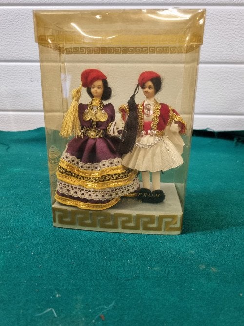 -	Poppen bruid en bruidegom griekenland vintage, Verzamelen, Ophalen of Verzenden, 'T Olde Gre-j, Info@toldegrej.nl, Endepoelstraat 20f Didam