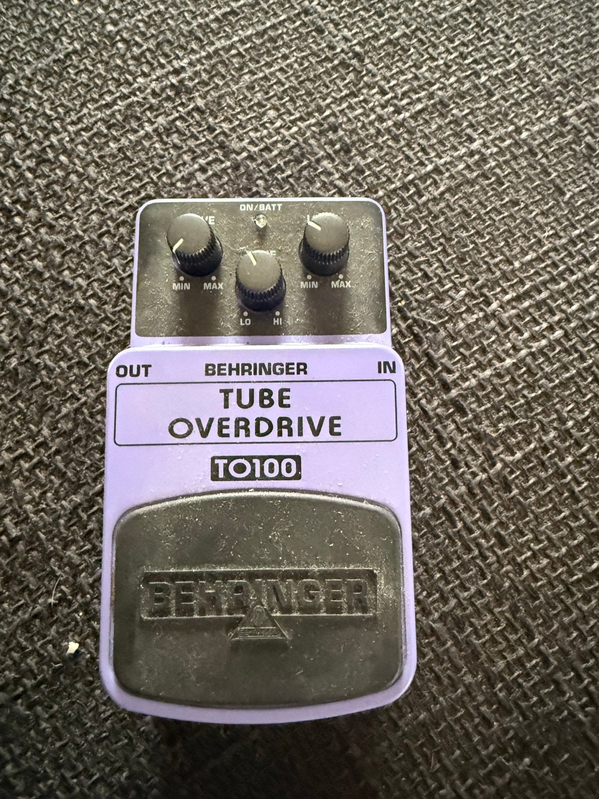 Behringer Tube Overdrive TO100 gitaarpedaal, Ophalen, Gebruikt, Distortion, Overdrive of Fuzz