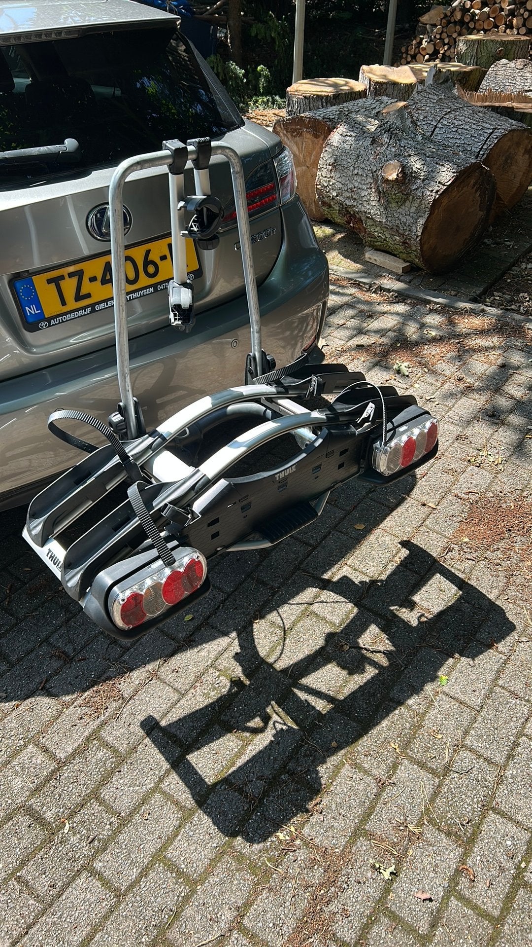 Thule euroclick G2 fietsendrager 46kg!, Auto diversen, Fietsendragers, Ophalen, Gebruikt, Elektrische fiets, 2 fietsen