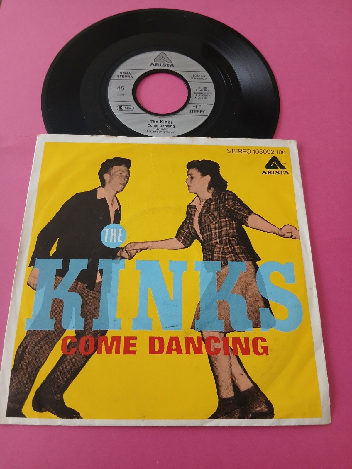 VINYL SINGLE    THE KINKS  1982, Cd's en Dvd's, Vinyl | Pop, Ophalen of Verzenden, Zo goed als nieuw, Pop