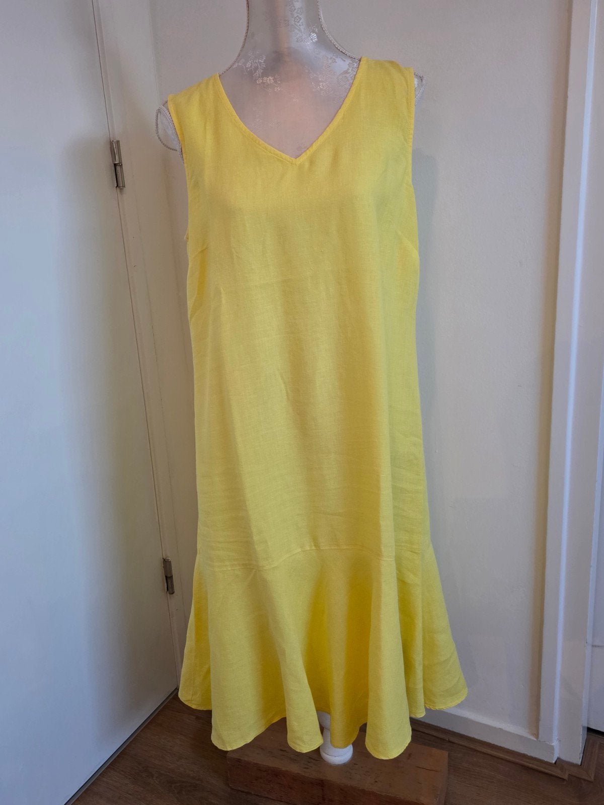 Kyra & Ko linnen jurk maat 40, Kleding | Dames, Maat 38/40 (M), Geel, Ophalen of Verzenden, Zo goed als nieuw