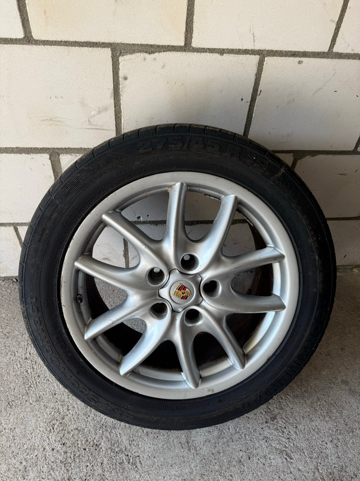 Porsche rims with tires, 285 mm, Banden en Velgen, Overige maten, Ophalen of Verzenden
