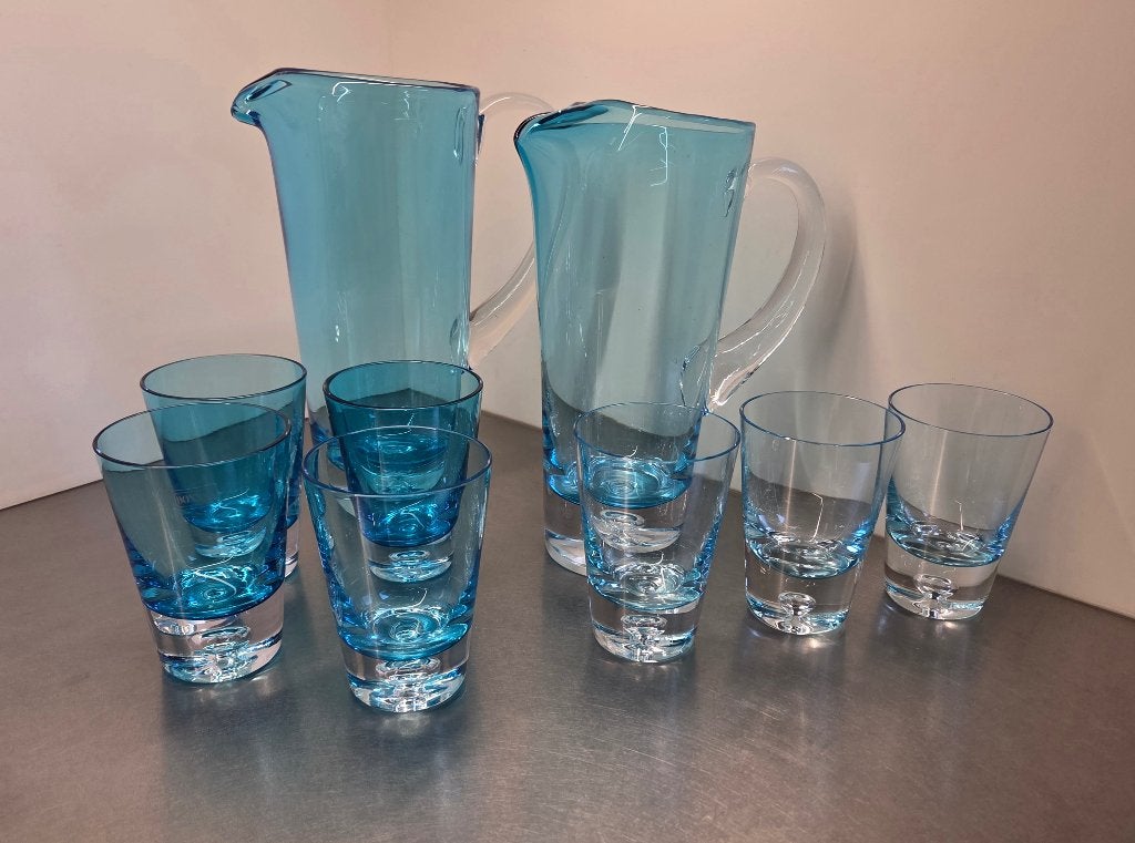 Krosno waterkan en glazen, Ophalen of Verzenden