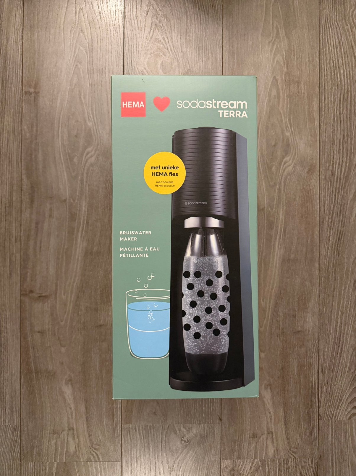 SodaStream Terra HEMA Edition | Bruiswater Maker, Witgoed en Apparatuur, Bruiswatermachines, Sodasteam, Nieuw, Sodasteam, Ophalen of Verzenden