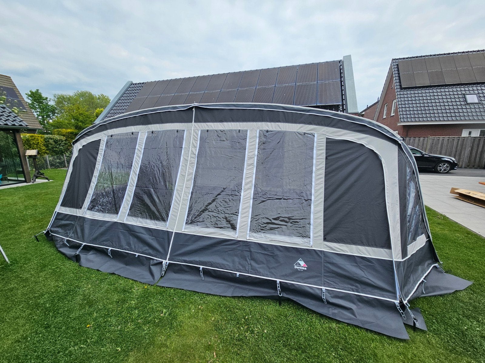 Nieuwe Dorema porto luifel / voortent Maat 13 met voorwand, Caravans en Kamperen, Tenten, Ophalen, Nieuw