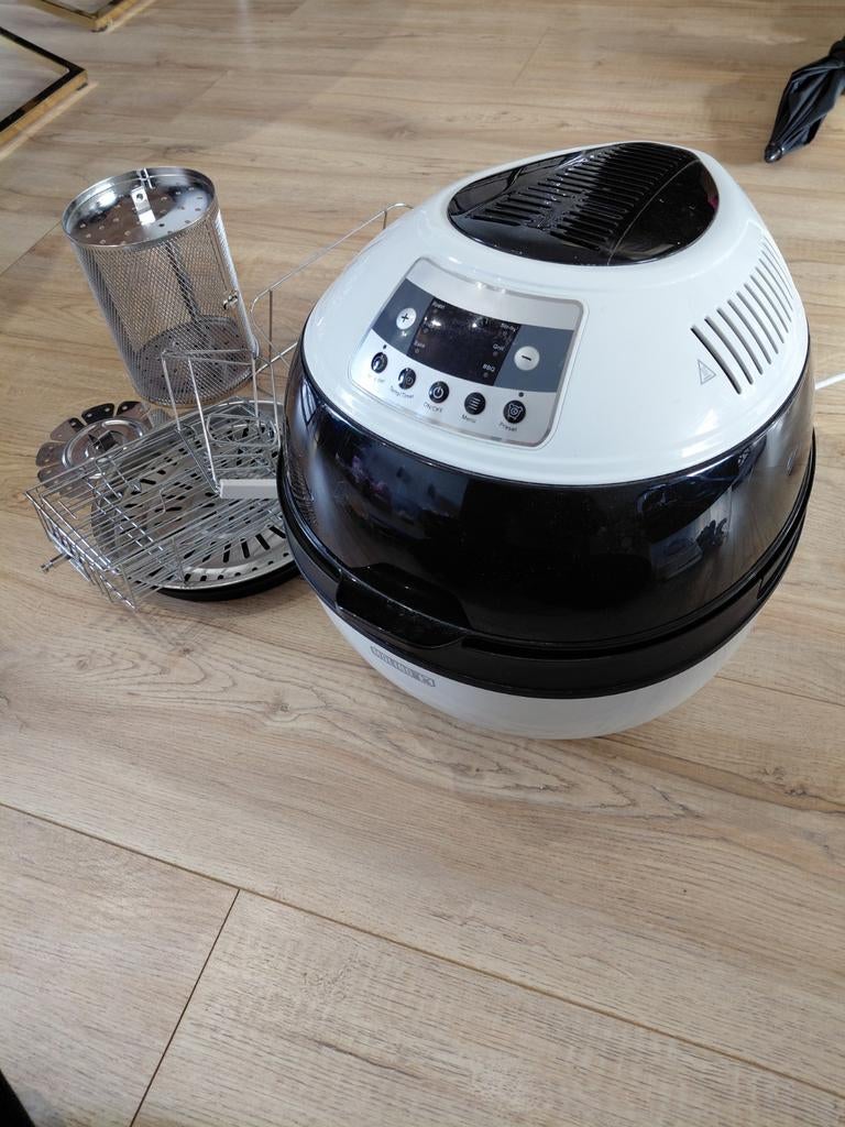 Airfryer met accessoires - Zo goed als nieuw, Witgoed en Apparatuur, Airfryers, Ophalen