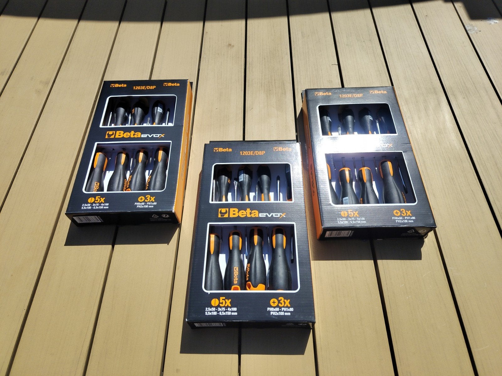 schroevendraaier set BETA kruis en plat, Ophalen of Verzenden, Nieuw, Schroevendraaier