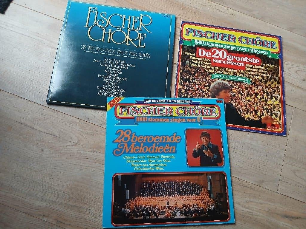 LP's - Fischer Chore (3x), Cd's en Dvd's, Ophalen of Verzenden, Gebruikt, 12 inch, LP