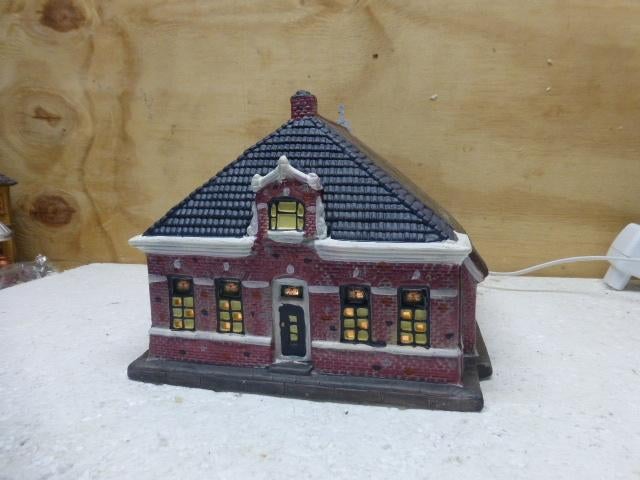 dickensville elfsteden Stelp boerderij kerstdorp kersthuisje, Diversen, Kerst, Ophalen of Verzenden, Zo goed als nieuw