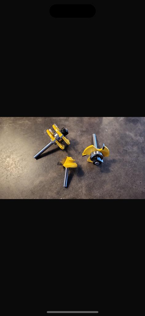 Bovenfreesbits voor houtbewerking, Doe-het-zelf en Verbouw, Ophalen of Verzenden, Zo goed als nieuw, Elektrisch, Betonfrees