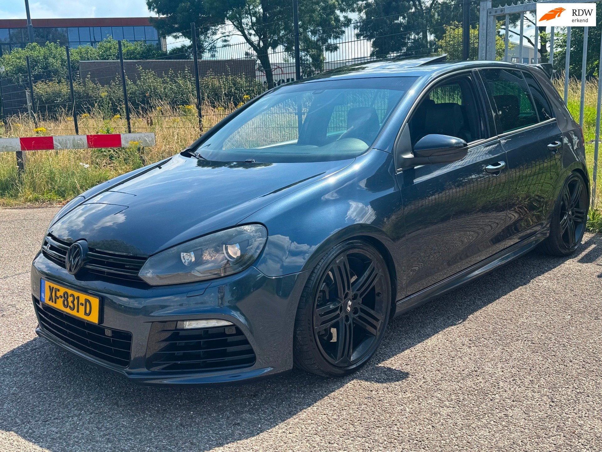Volkswagen Golf 2.0 R 4-Motion Opendak DSG Xenon Leder 19inc, Gebruikt, 4 cilinders, 1984 cc, Blauw