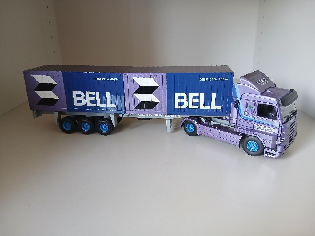 Scania De Wilde, Hobby en Vrije tijd, Modelauto's | 1:50, Ophalen of Verzenden, Zo goed als nieuw, Bus of Vrachtwagen, Tekno