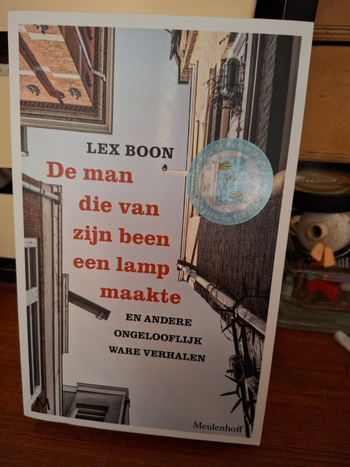 Lex Boon - De man die van zijn been een lamp maakte, Boeken, Verzenden, Zo goed als nieuw, Lex Boon