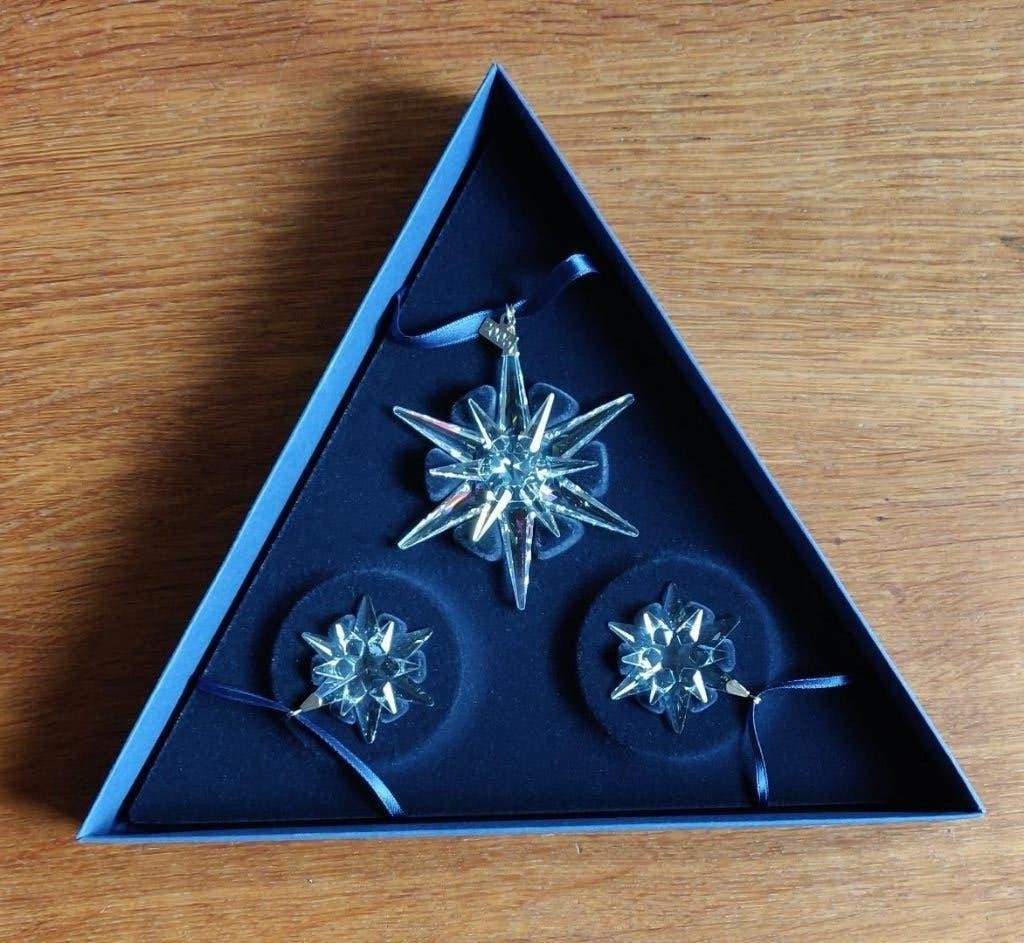 Swarovski Kerster 2005 - drie ster set, Ophalen of Verzenden, Zo goed als nieuw, Figuurtje