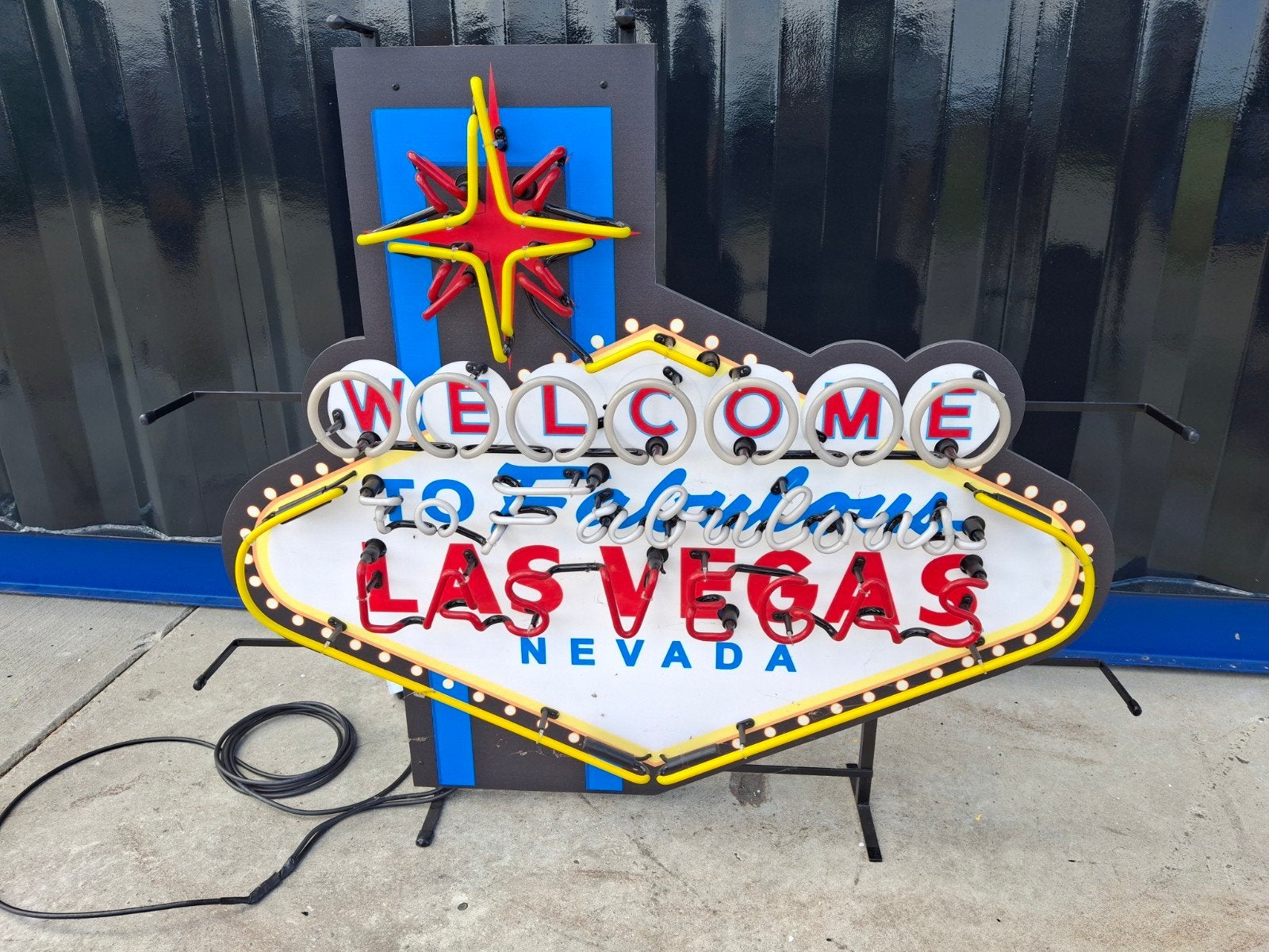 Neon light 'Welcome to Fabulous Las Vegas', Overige merken, Gebruikt, Meerkleurig, Vintage