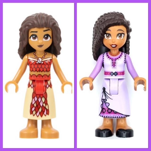 lego Disney minifiguur Dp171 Moana en Dis143 Asha, Lego, Nieuw, Ophalen of Verzenden, Minifiguur