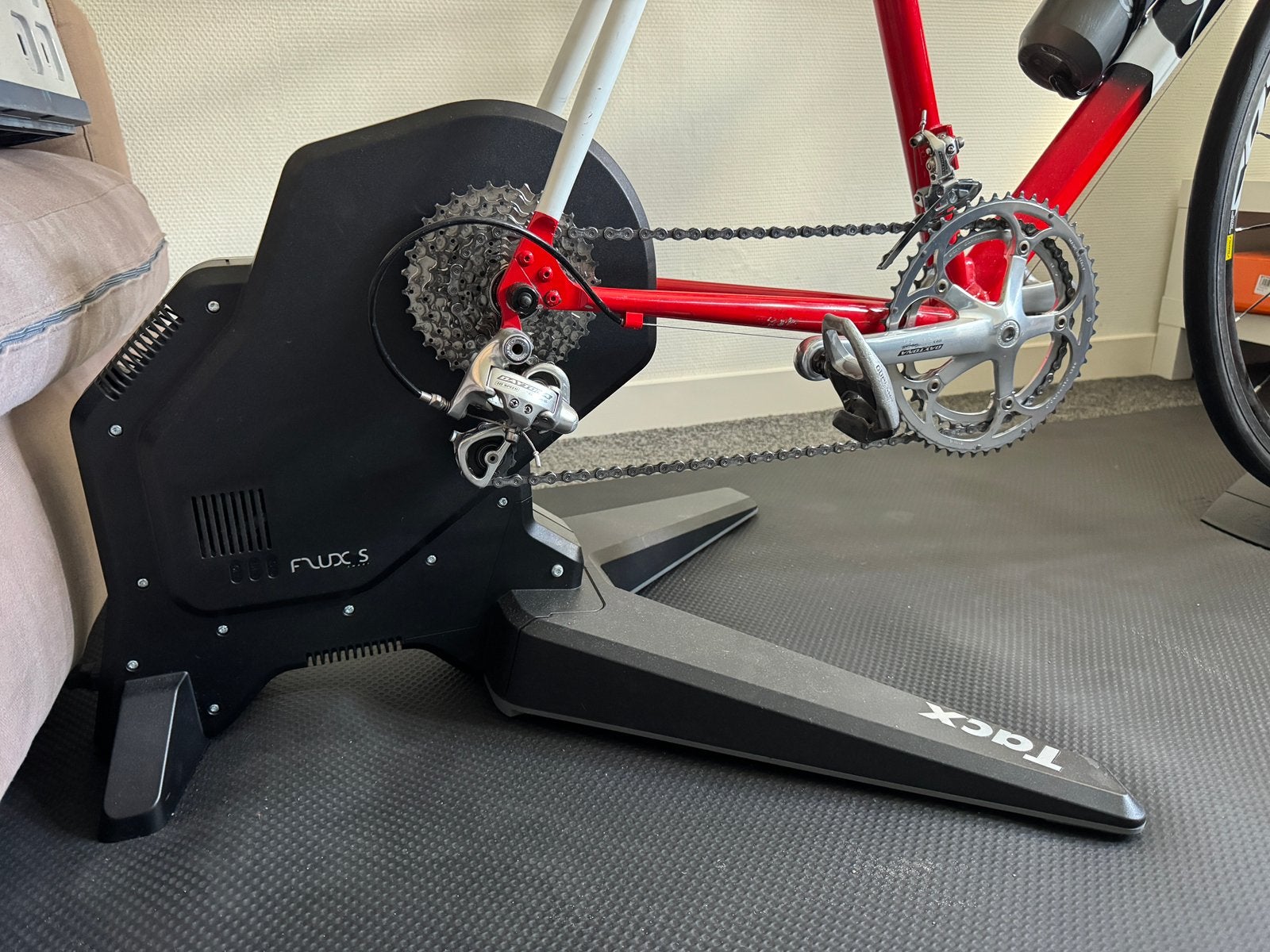 Tacx flux T2900s met fiets, Ophalen of Verzenden, Zo goed als nieuw, Overige typen