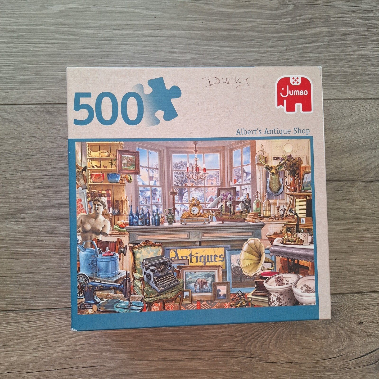 Jumbo puzzel 500 stukjes Antique Shop, Ophalen of Verzenden, 500 t/m 1500 stukjes, Gebruikt, Legpuzzel