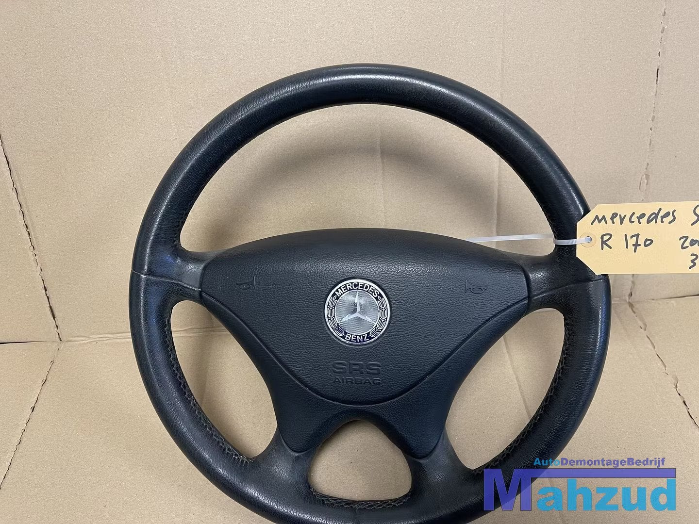 MERCEDES SLK R170 W208 Stuurwiel stuur leer zwart met airbag, Auto-onderdelen, Gebruikt, Mercedes-Benz AG, Mercedes-Benz, Ophalen of Verzenden