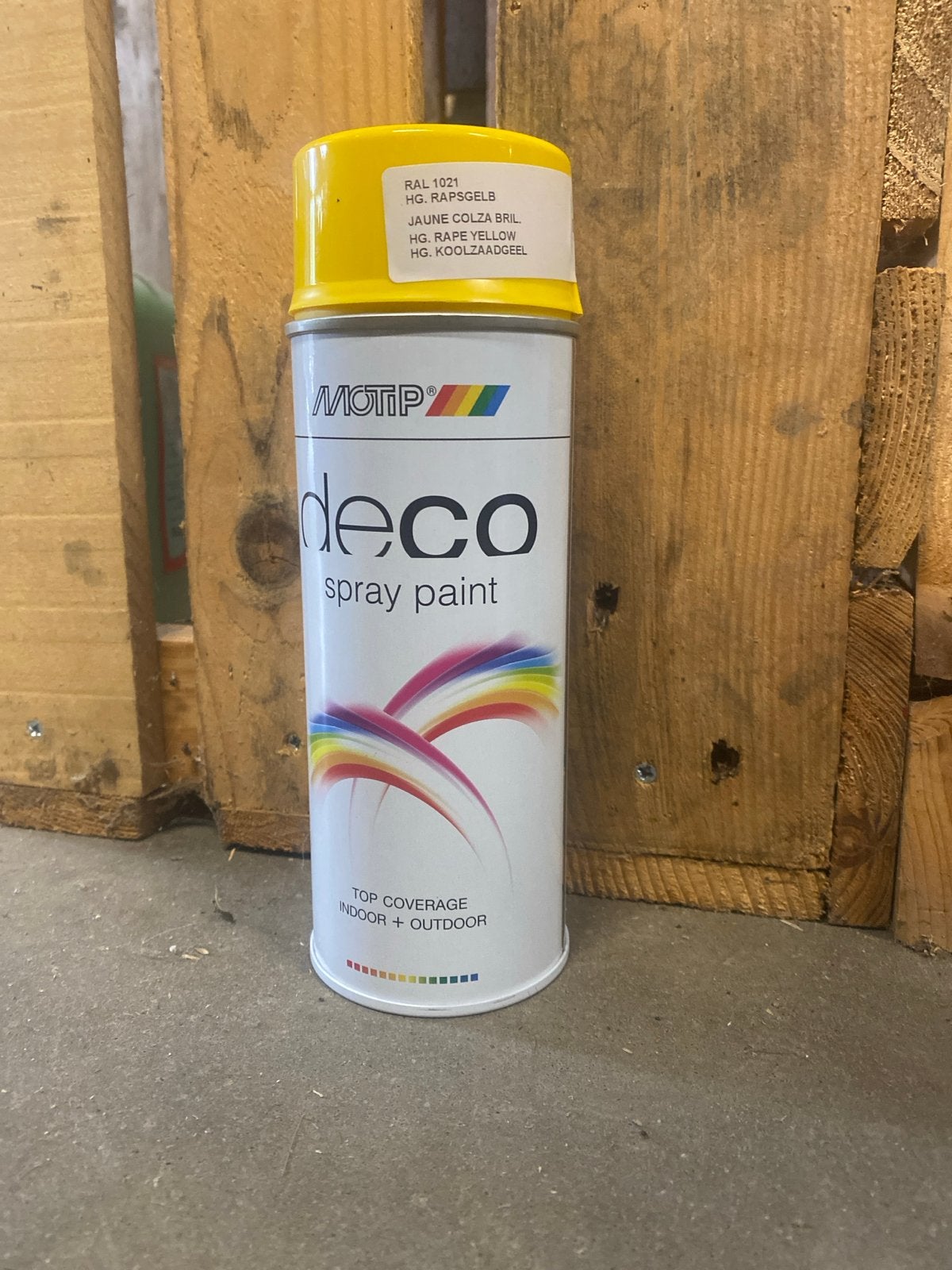 Nieuwe Motip Deco Spray Paint RAL 1021 Koolzaadgeel, Onbekend, Nieuw, Ophalen of Verzenden, Onbekend