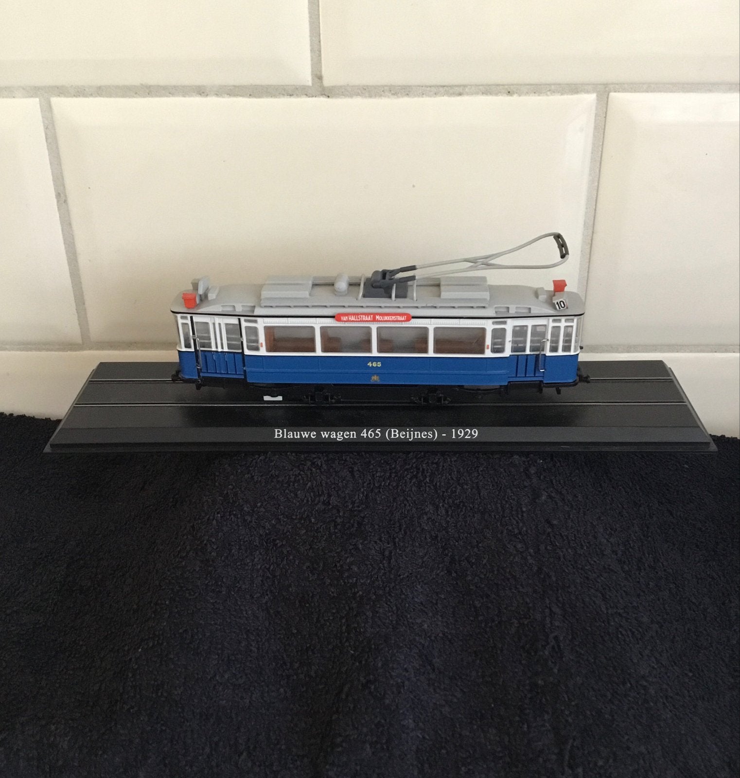 Blauwe wagen 465 (Beijnes) - 1929 model tram, Ophalen of Verzenden, Zo goed als nieuw, Overige typen, Overige merken