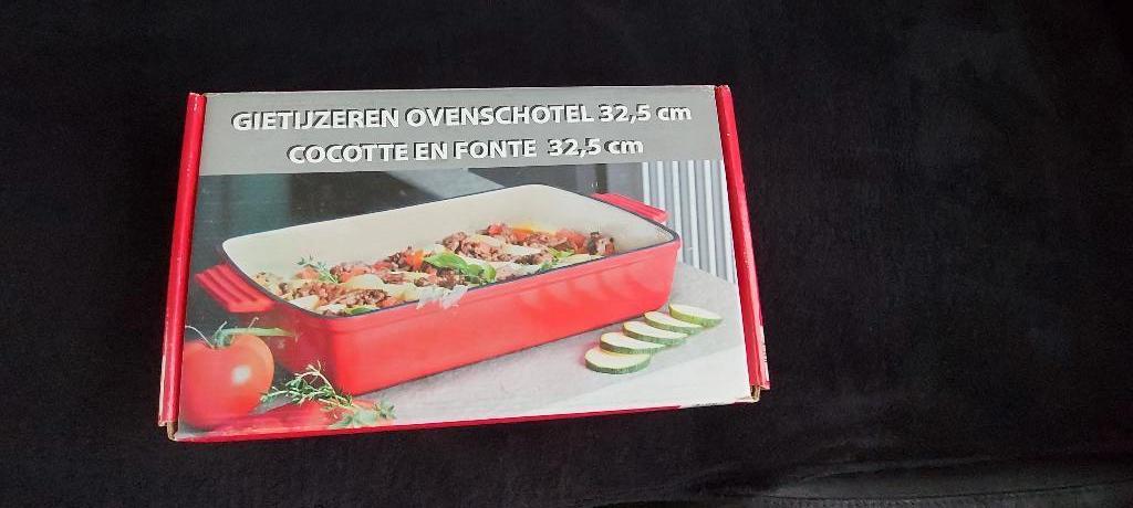 Gietijzeren Ovenschaal, Ophalen of Verzenden, Nieuw, Gietijzer, Koekenpan of Braadpan