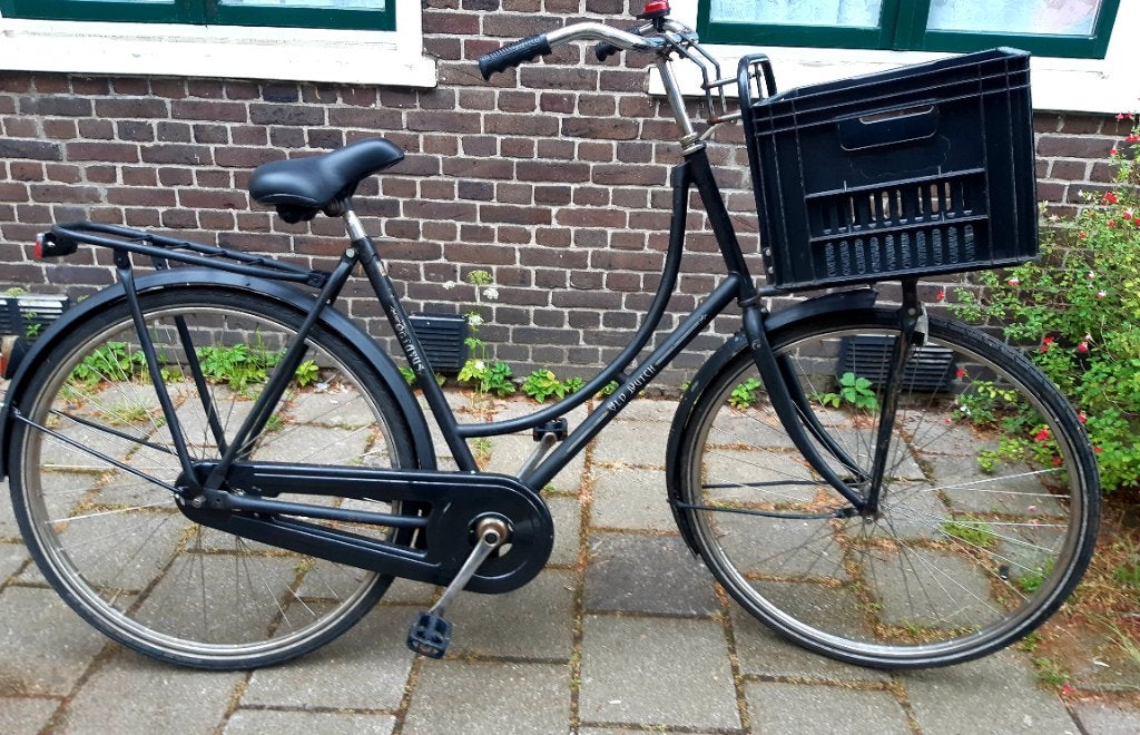 Omafiets 28 inches +slot, 53 tot 56 cm, Ophalen, Gebruikt, Terugtraprem