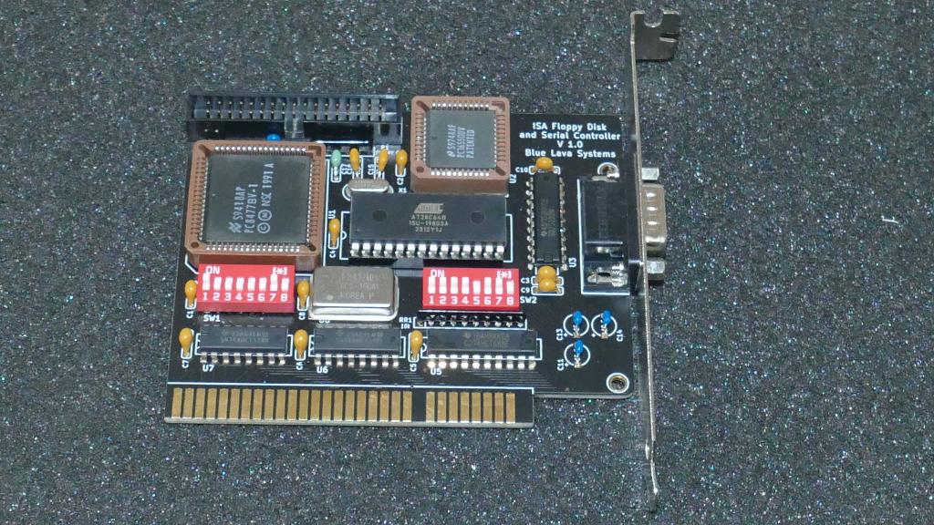 Blue Lava | ISA floppy & serial controller | boot‑ROM NIEUW, Ophalen of Verzenden