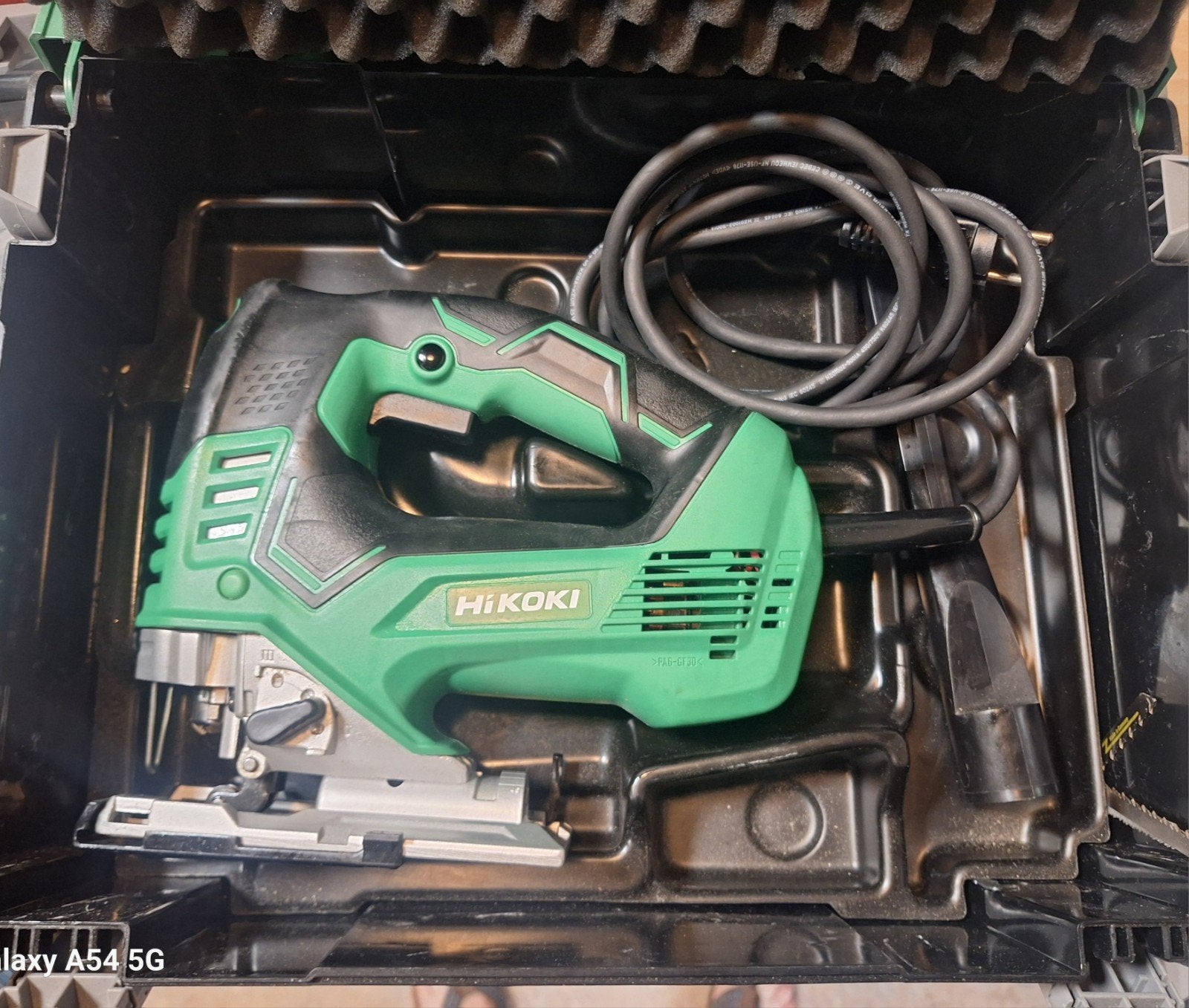 Hitachi CJ160V Decoupeerzaag - Zo goed als nieuw, Decoupeerzaag, Ophalen of Verzenden, Zo goed als nieuw, 30 tot 70 mm