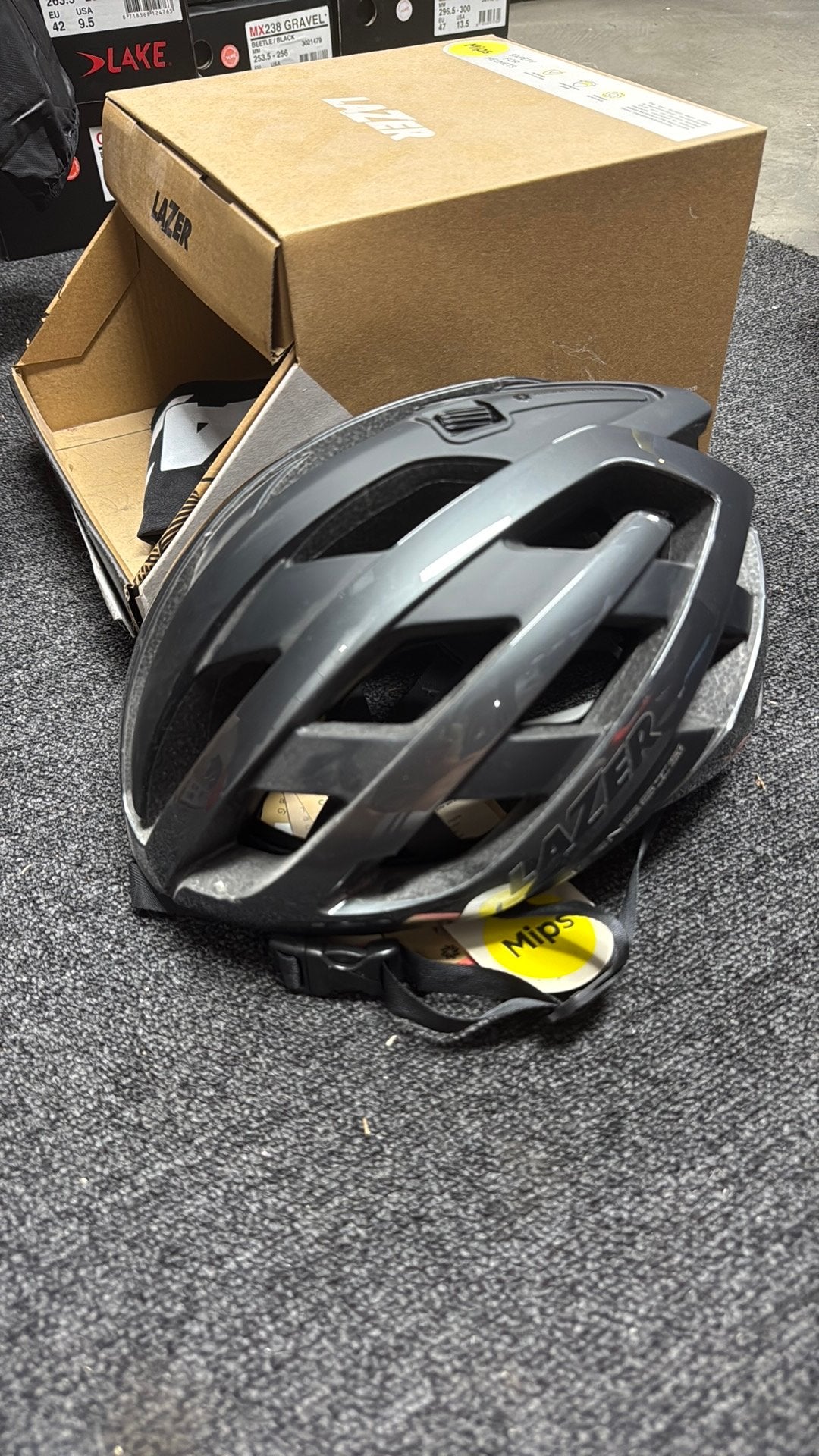 Lazer Genesis mips wielerhelm nieuw maat M, N, Nieuw, Ophalen of Verzenden, Helm