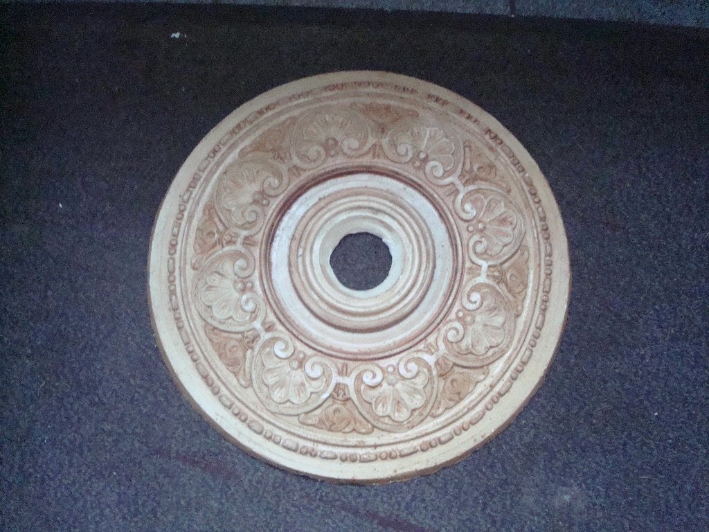 gipsen plafonrozet antiek, Ophalen of Verzenden
