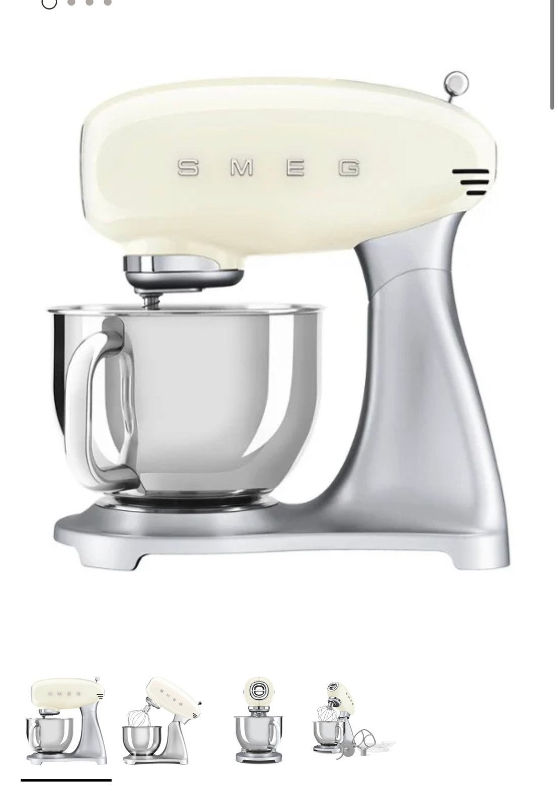 Smeg SMF04CREU, 4 liter of meer, Ophalen of Verzenden, Nieuw, 3 snelheden of meer