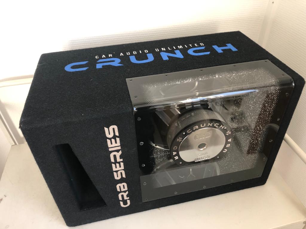 Crunch CRB501 Subwoofer - 1000 watt subwoofer bandpass, Auto diversen, Ophalen, Zo goed als nieuw