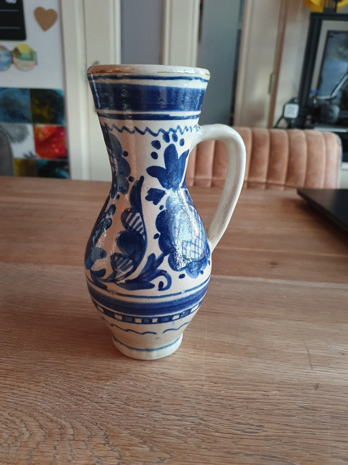 Vintage Korond Kan - Handgeschilderd Keramiek, Ophalen of Verzenden