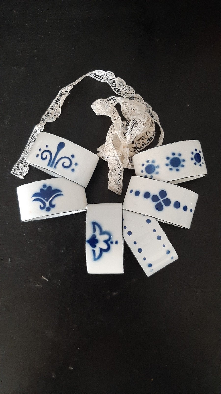 Emaille servetringen, Antiek en Kunst, Ophalen of Verzenden