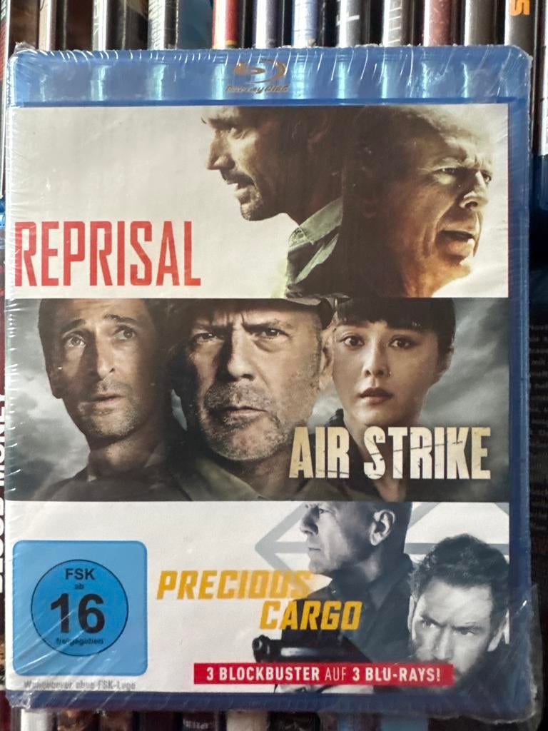 3 Blockbusters op 3 Blu-rays: Reprisal, Air Strike, Precious, Cd's en Dvd's, Ophalen of Verzenden, Nieuw in verpakking, Actie