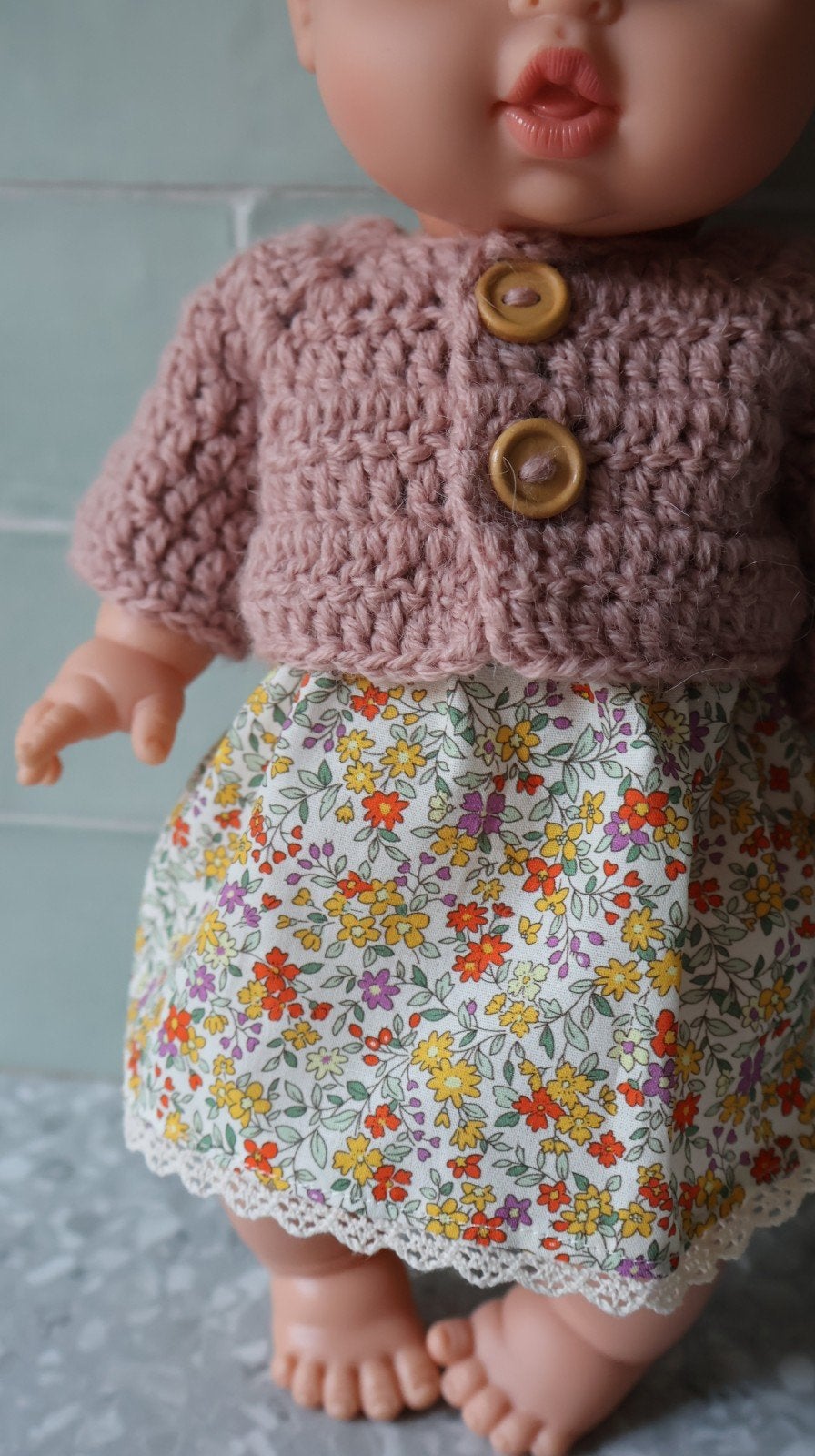 Poppenkind setje 002, Kinderen en Baby's, Speelgoed | Poppen, Ophalen of Verzenden, Nieuw, Babypop