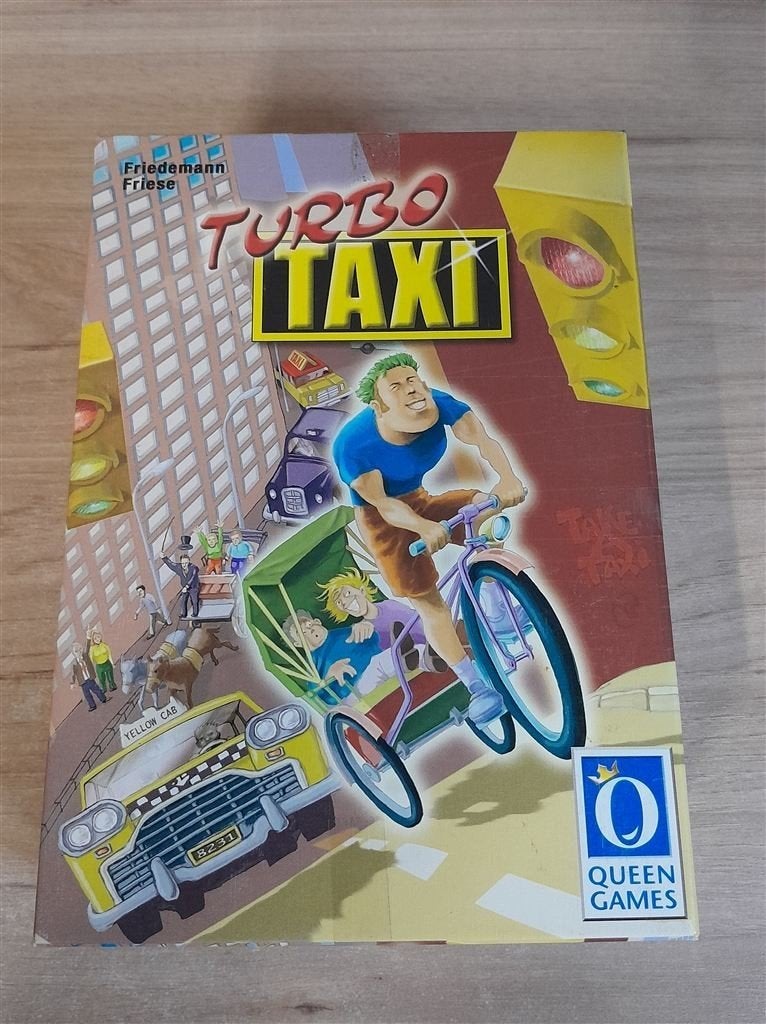 Turbo Taxi - Queen games - s5605, Hobby en Vrije tijd, Gezelschapsspellen | Bordspellen, Verzenden, Zo goed als nieuw