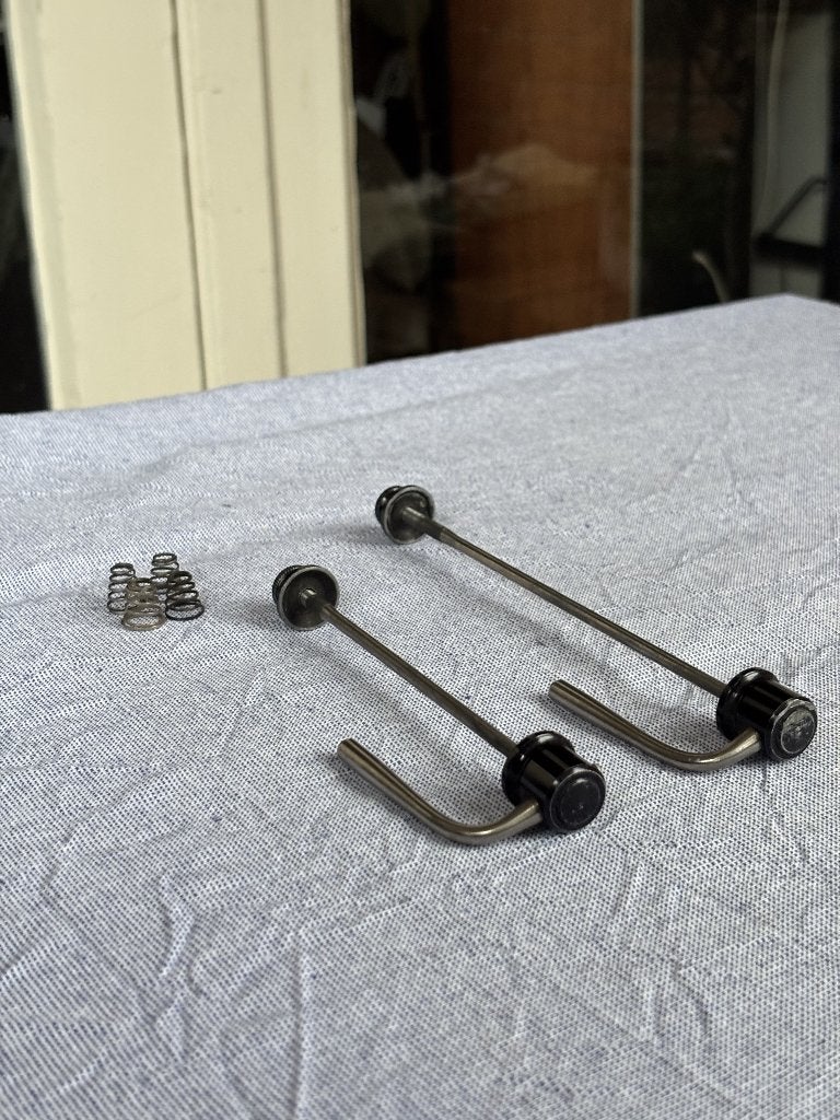 Tune AC-14 titanium QR snelspanners, Fietsen en Brommers, Fietsonderdelen, Titanium, Overige typen, Ophalen of Verzenden, Racefiets