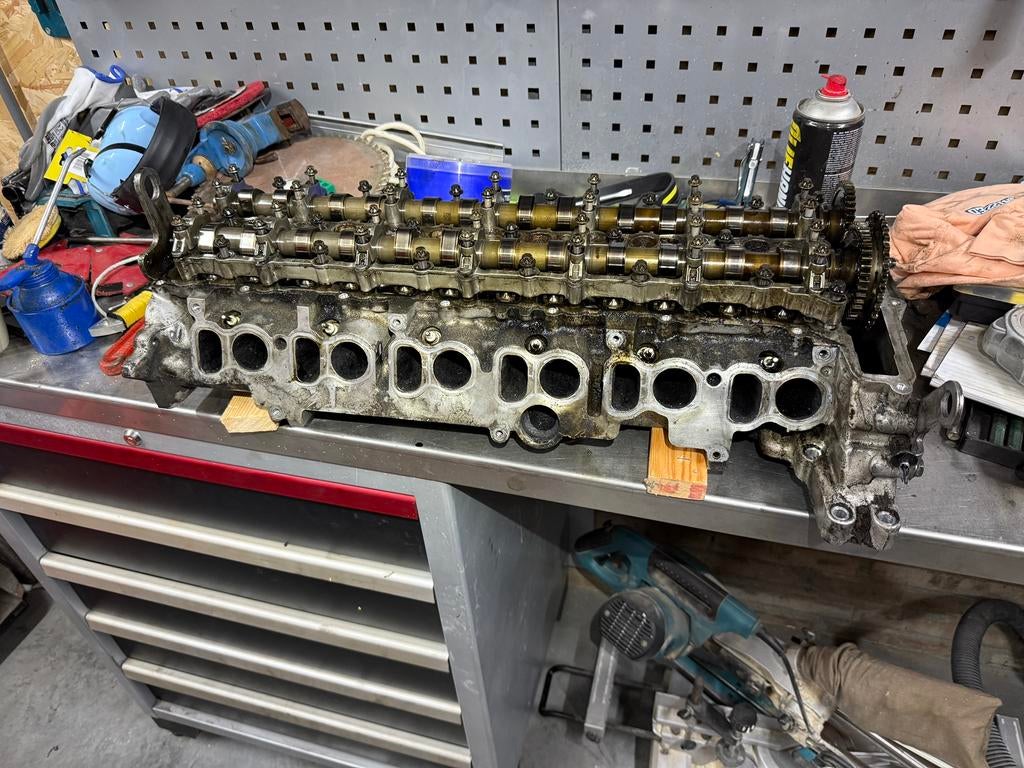N57D30A cilinderkop compleet netjes bmw, Ophalen, Gebruikt, BMW