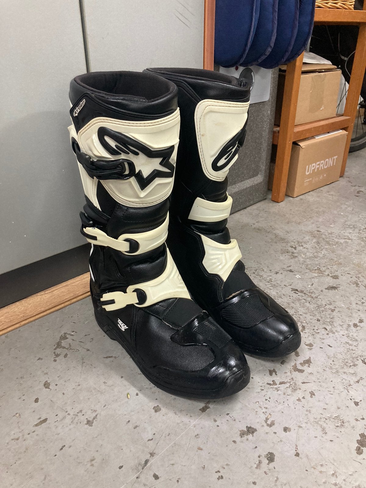 Alpinestar tech 3 laarzen zwart/wit, Ophalen of Verzenden, Tweedehands, Laarzen