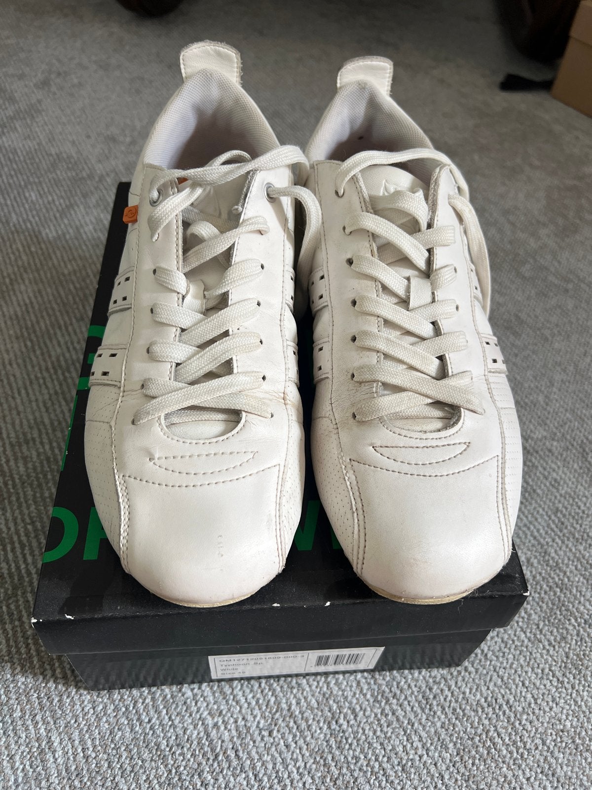 Witte Quick Typhoon SP sneakers - Maat 45, Ophalen of Verzenden, Gedragen, Wit, Sneakers of Gympen